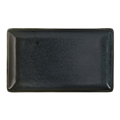 Steelite 6124RG019 Potters Storm 10" x 6" Rectangle Tray - 6 / CS