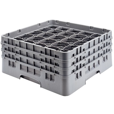 Cambro 36S534151 Gray 36 Compartment Glass Rack