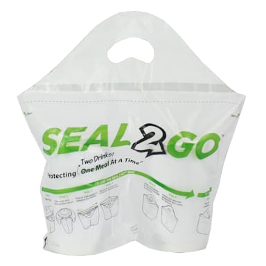 Darling Foodservice Tamper Evident 2 Cup Drink Carrier