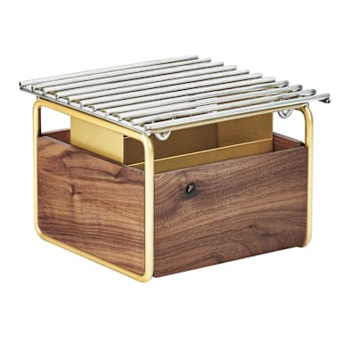 Cal-Mil 3711-46 Mid-Century 12" x 12" x 7-1/4" Chafer Alternate