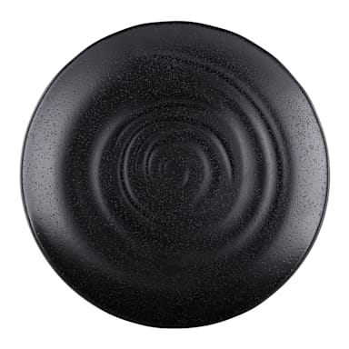 Elite Global Solutions JW7011-B Zen Black Coupe 11" Plate - 6 / CS