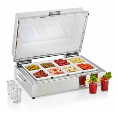 Bon Chef 22050 S/S Full Size Cold Chafer with Ice Pack