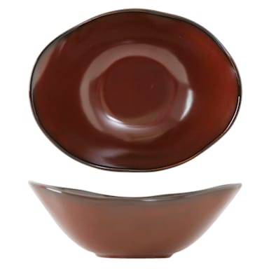 Tuxton GAR-403 Artisan Red Rock 20 Oz. Capistrano Bowl