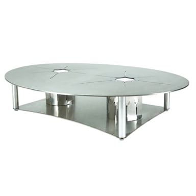 Bon Chef 12100 S/S 29" x 22" x 4.25" Oval Linking Heat Source