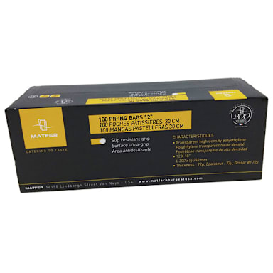 Matfer Bourgeat 165015 Rubberized Standard 12" Pastry Bag