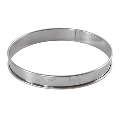 Paderno 47533-14 S/S Rolled Edge 5.5"Dia x .75" Tart Ring