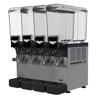Vollrath VBBC4-37-A (4)2.11 Gal. Bowls w/ Agitator Beverage Dispenser