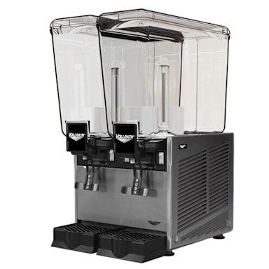 Vollrath VBBE2-37-S (2)5.28 Gallon Bowls/Stirring Paddle Bev Dispenser