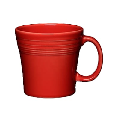 Homer Laughlin HL1475326 Fiesta Scarlet Tapered 15 Ounce Mug