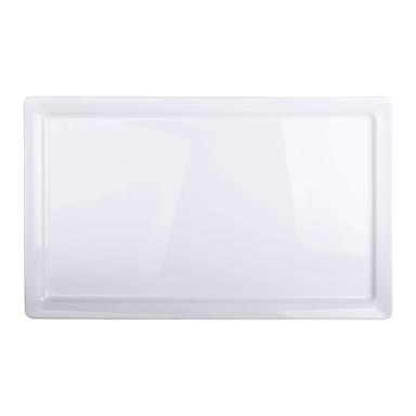 Elite Global Solutions M1321-W Vogue 21" x 13" White Rectangle Platter