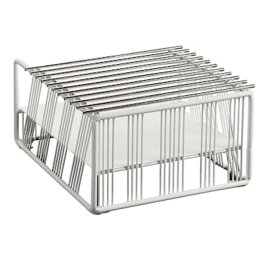 Cal-Mil 4109-15 Portland 14" x 13" x 7.5" Wire White Stove Frame