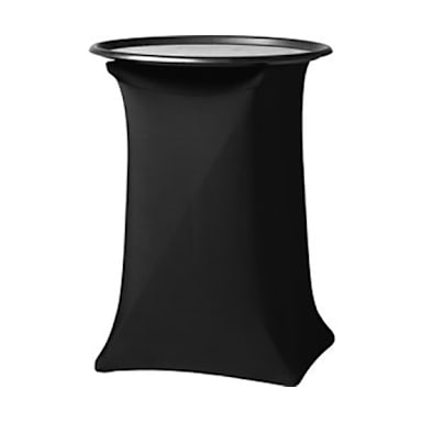 Snap Drape CN420LTC010 White Countour Cover for 30" Tray Stand