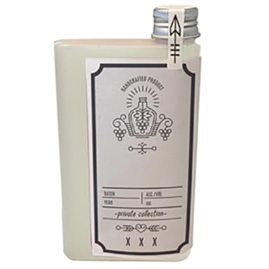G.E.T. BB-007-STR Cocktails To Go 7 Oz Libation Flask w/ Lid