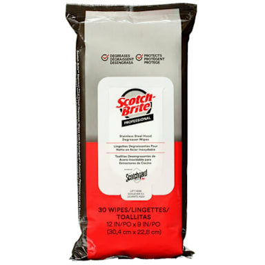 3M 7100233381 S/S Hood Degreaser Wipes w/ Scotchgard™