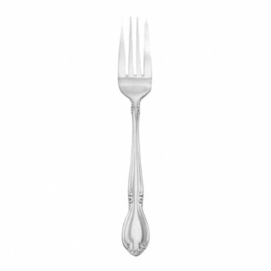 Walco Stainless 91051 Illustra 7-5/8" European Dinner Fork - Dozen