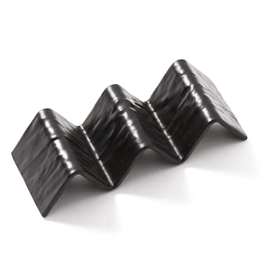 American Metalcraft THMB3 Black Faux Slate 2 or 3 Comp. Taco Holder