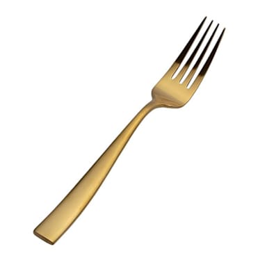Bon Chef S3017GM Manhattan Matte Gold 8-3/8" Dinner Fork - Dozen