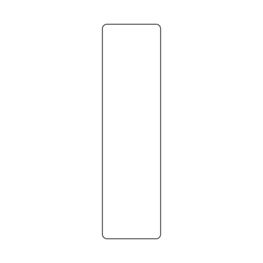 DayMark IT117814 DuraMark 2.2" x 8" Blank Label