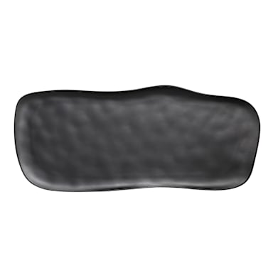 Delfin 7000DD009 Marisol Black 27 x 12 x 1/2 Sandwich Platter - 6 / CS