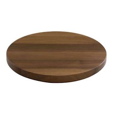 Craster BU_WP1209 Walnut Tilt 8.6"Dia x 1" Round Plinth