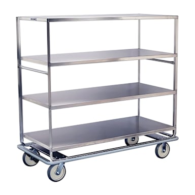 Lakeside 584 S/S 1000Lb 46" x 28" 4 Shelf Banquet Cart
