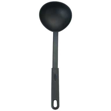 Winco NC-LD Black Nylon 12-1/3" Serving Ladle