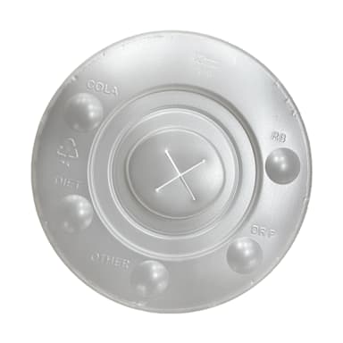 Huhtamaki Food Service 89276 PS Flat Lid for 20 Ounce Cup - 2400 / CS