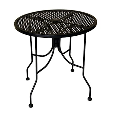 American Table and Seating ALM36 36" Round Open Mesh Top Outdoor Table