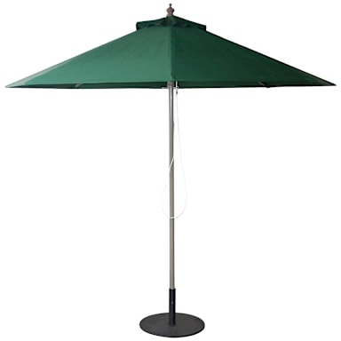 American Table and Seating UMB-GRN Green 9' Umbrella w/ Weighted Base