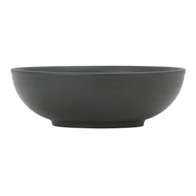 Tuxton VBB-260Y Zion Matte Black 26 Ounce Bowl