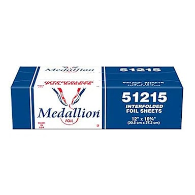 Chef's Seal CS1210753 10.75" x 12" Foil Sheet - 3000 / CS
