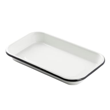 TableCraft 10349 White Enamel 1/8 Size Sheet Pan