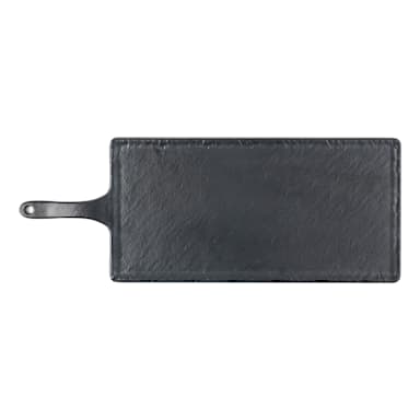 TableCraft MSP5120 Black Slate Frostone 15.75" x 7.75" Serving Paddle