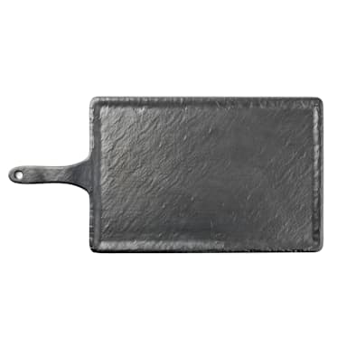 TableCraft MSP4520 Black Frostone 13" x 8.75" Serving Paddle