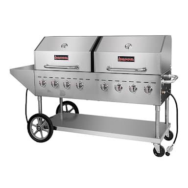 MVP Group SRBQ-60 80.31" x 30.91" LP Gas Outdoor Grill