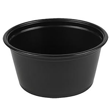 AmerCare PCP200B Black 2 ounce Portion Cup - 2500 / CS