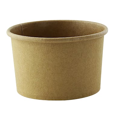 PackNWood 210SOUPK8K 8 Ounce 3.6" x 2.3" Kraft Cup