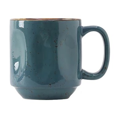 Tuxton GGE-150 Artisan Geode Azure 12 Ounce Yukon Mug