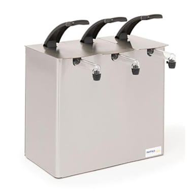 Nemco 10963 S/S Triple Condiment Pump for 1.5 Gallon Pouch