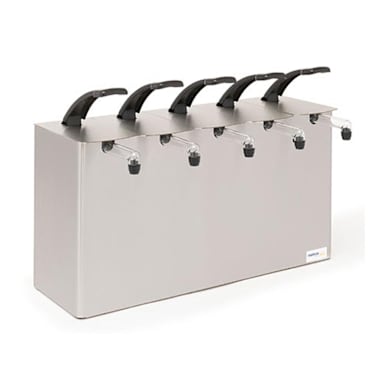 Nemco 10965 S/S Quintuple Condiment Pump for 1.5 Gallon Pouch