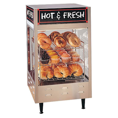 Nemco 6455-2 S/S Pass Thru Heated Merchandiser
