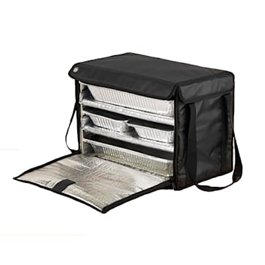 American Metalcraft BLDB2216 Black 22 x 13 x 16" Delivery Bag