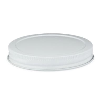 Berlin Packaging X89-400PS White Metal 89-400 Cap with Plastisol Liner