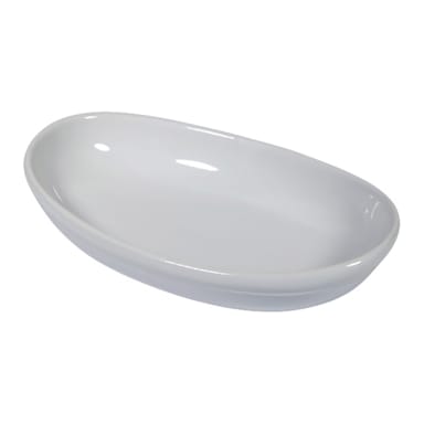 Diversified Ceramics DCI519W White Oval 8" x 5" Specialty Dish 24 / CS