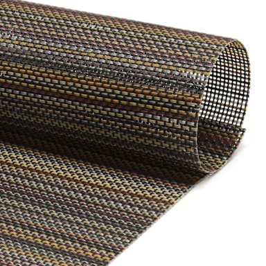 FOH XPM110MUV83 Terra Cotta Woven Mesh 16" x 12" Placemat