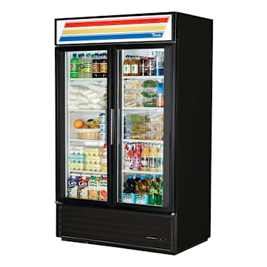 True GDM-43-HC~TSL01 115V 2-Section Refrigerated Merchandiser