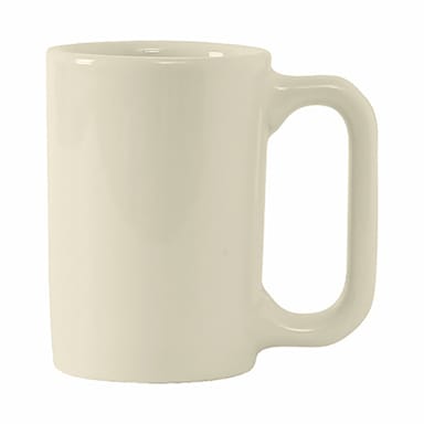 Tuxton BEM-100F Vista Eggshell 10 Ounce Vista Mug