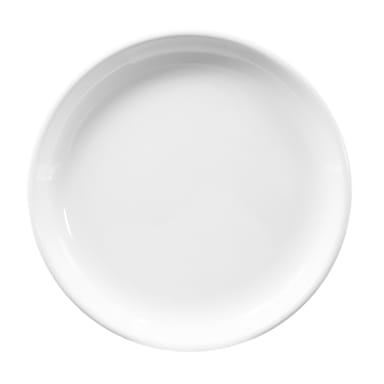 EGS B75R-W Santorini 7-1/2" White Coupe Plate - 6 / CS
