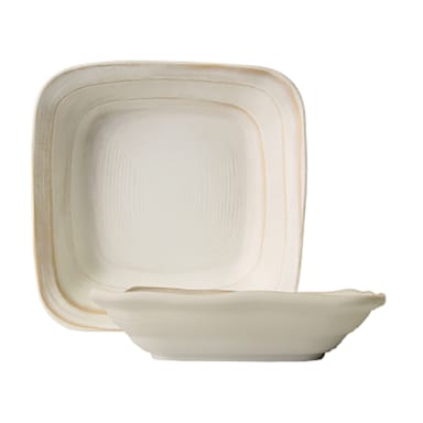 EGS D8BST-OWD Della Terra Off White 8" Square Plate - 6 / CS