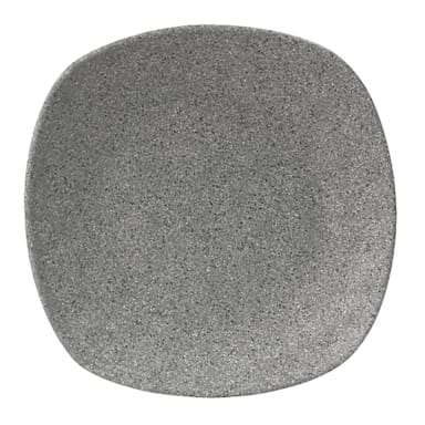 EGS RT10SQ-GS Tenaya Granite Stone 10" Square Plate - 6 / CS